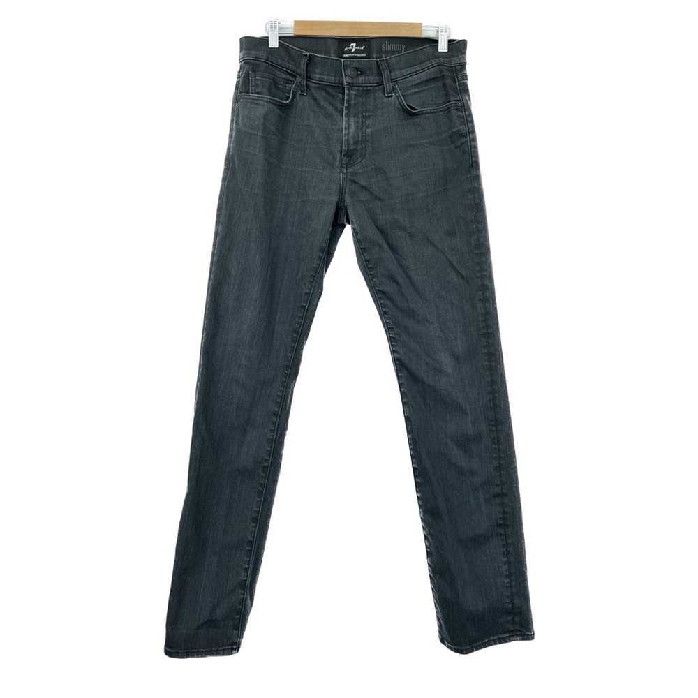 7For all humankind jeans (Earthkind stretch Tek slimmy tapered gray) sz 32